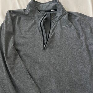 Nike Charcoal Quarter-Zip Top